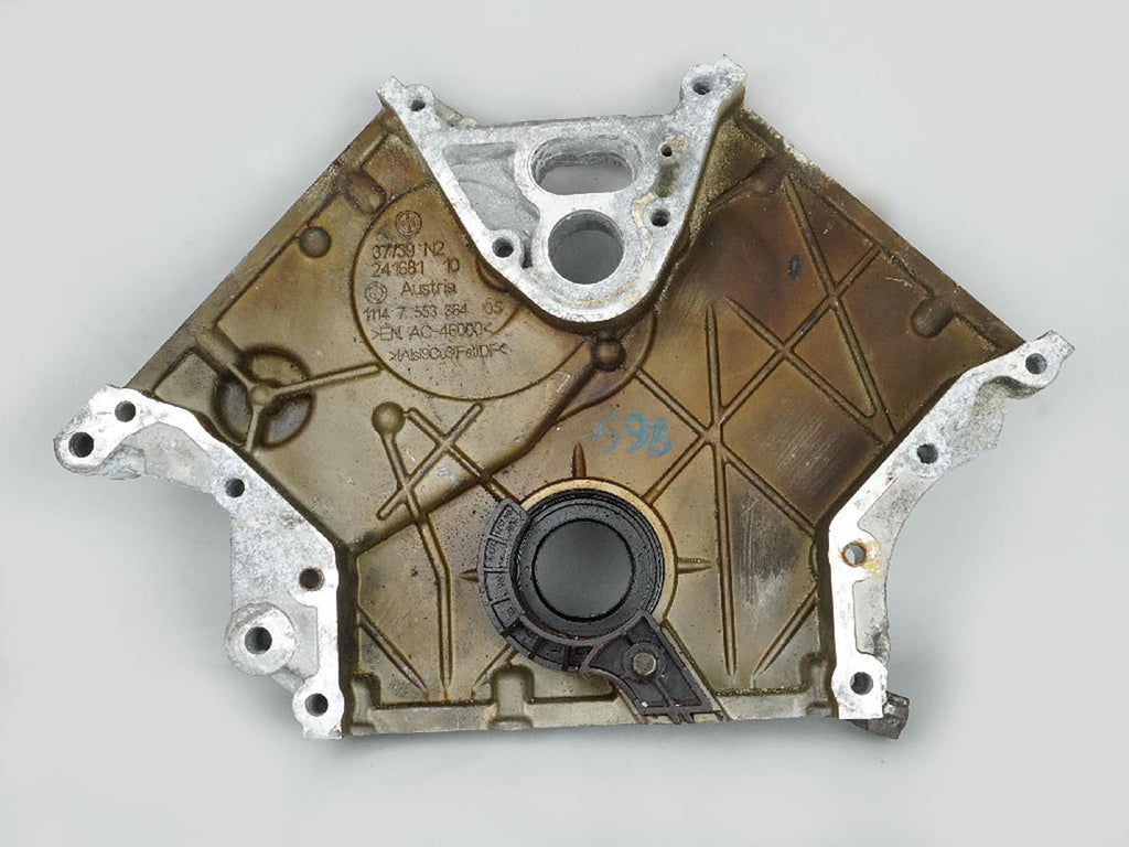  2009 - 2012 BMW 7 SERIES F01 F02 ENGINE TIMING CHAIN COVER LOWER 7553364 OEM, buy