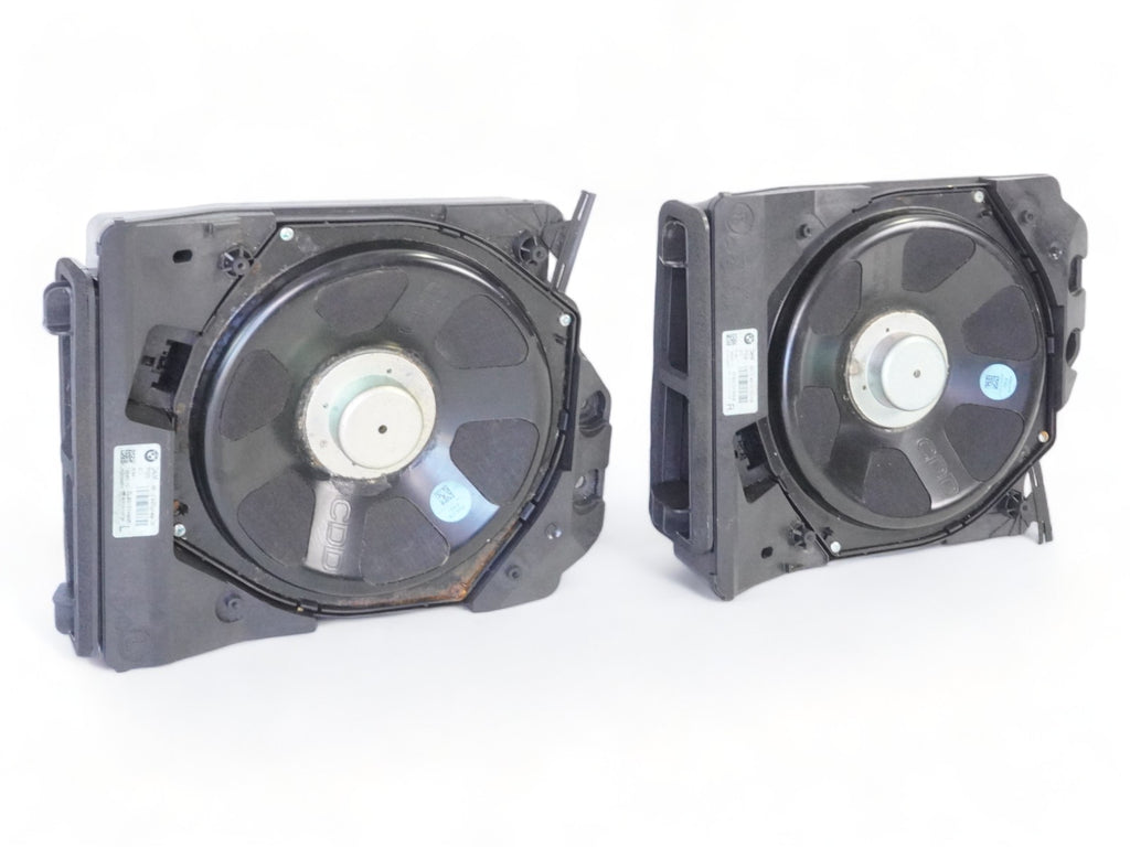  2013 - 2018 BMW 3 SERIES F30 SPEAKER AUDIO SUBWOOFER LEFT RIGHT SET OF 2 OEM, price