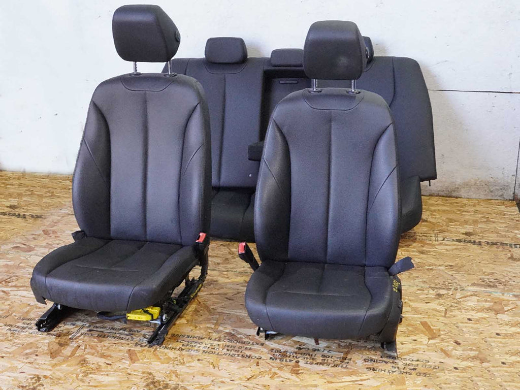  2012 - 2018 BMW 3 SERIES F30 SEAT ELECTRIC LEATHER BUCKET FRONT REAR SET OEM, cheap