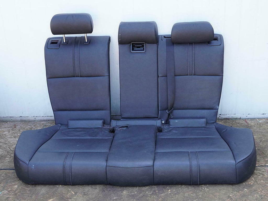  2004 - 2010 BMW X3 E83 SEAT LEATHER INTERIOR REAR W STORAGE COMP SET OF 3 OEM, in stock