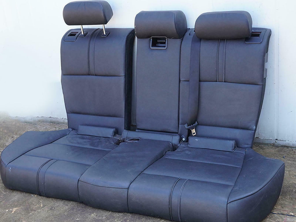  2004 - 2010 BMW X3 E83 SEAT LEATHER INTERIOR REAR W STORAGE COMP SET OF 3 OEM, buy