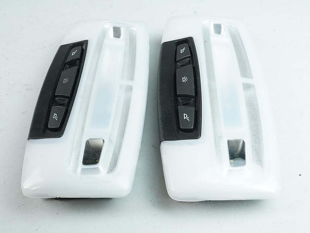  2013 - 2016 BMW 3 SERIES F30 DOME LIGHT LAMP CONSOLE OVERHEAD ROOF SET OF 2 OEM, price