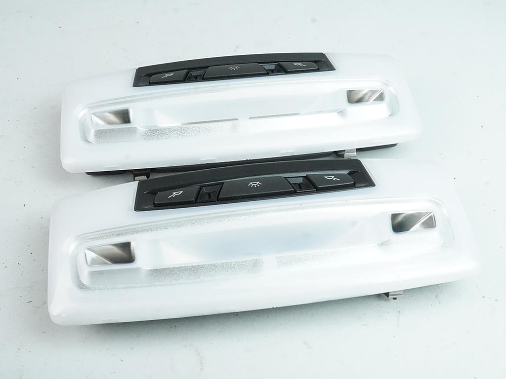  2013 - 2016 BMW 3 SERIES F30 DOME LIGHT LAMP CONSOLE OVERHEAD ROOF SET OF 2 OEM, in stock