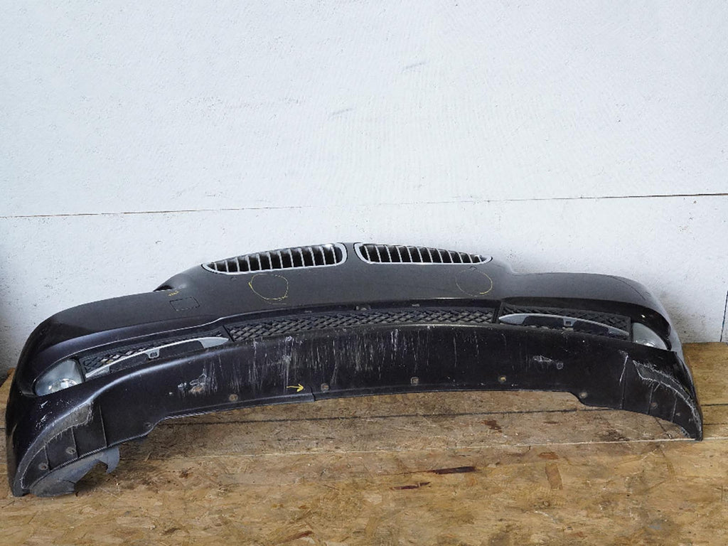  2011 - 2013 BMW 5 SERIES F10 BUMPER PANEL W FOG LIGHT PARK ASSIST GRILLE FRONT, used