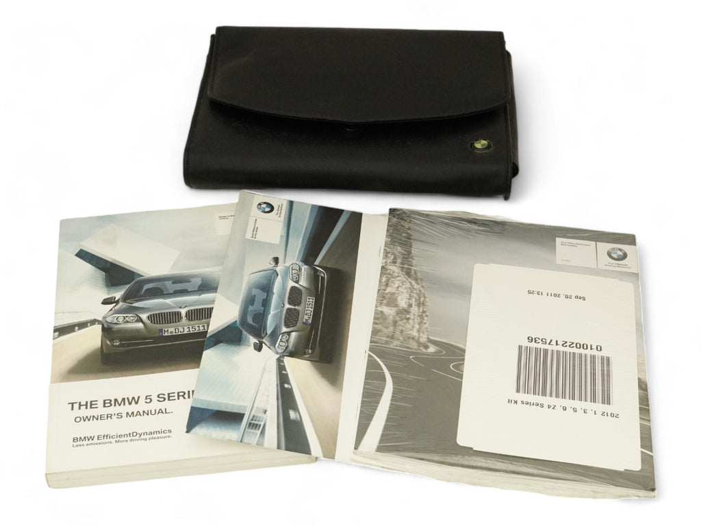  201 BMW 5 SERIES F10 OWNER MANUALS DIRVER OPERATORS HANDBOOKS INFORMATION W CASE, buy