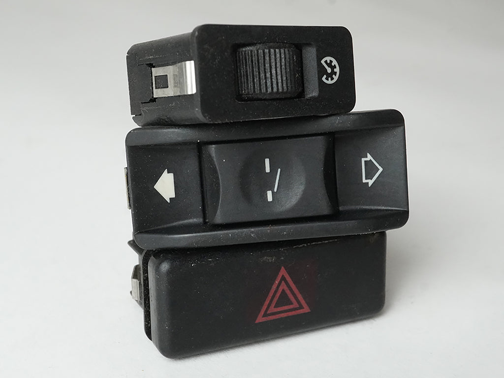  1998 - 2000 BMW 5 SERIES E39 HAZARD SUNROOF DIMMER CONTROL SWITCH BUTTON OEM, used