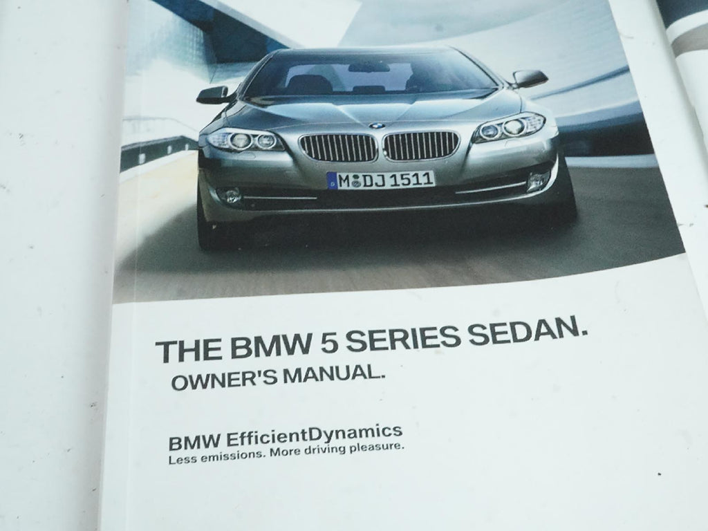  2011 - 2016 BMW 5 SERIES F10 OWNERS DRIVER OPERATOR MANUAL BOOKS W CASE OEM, price