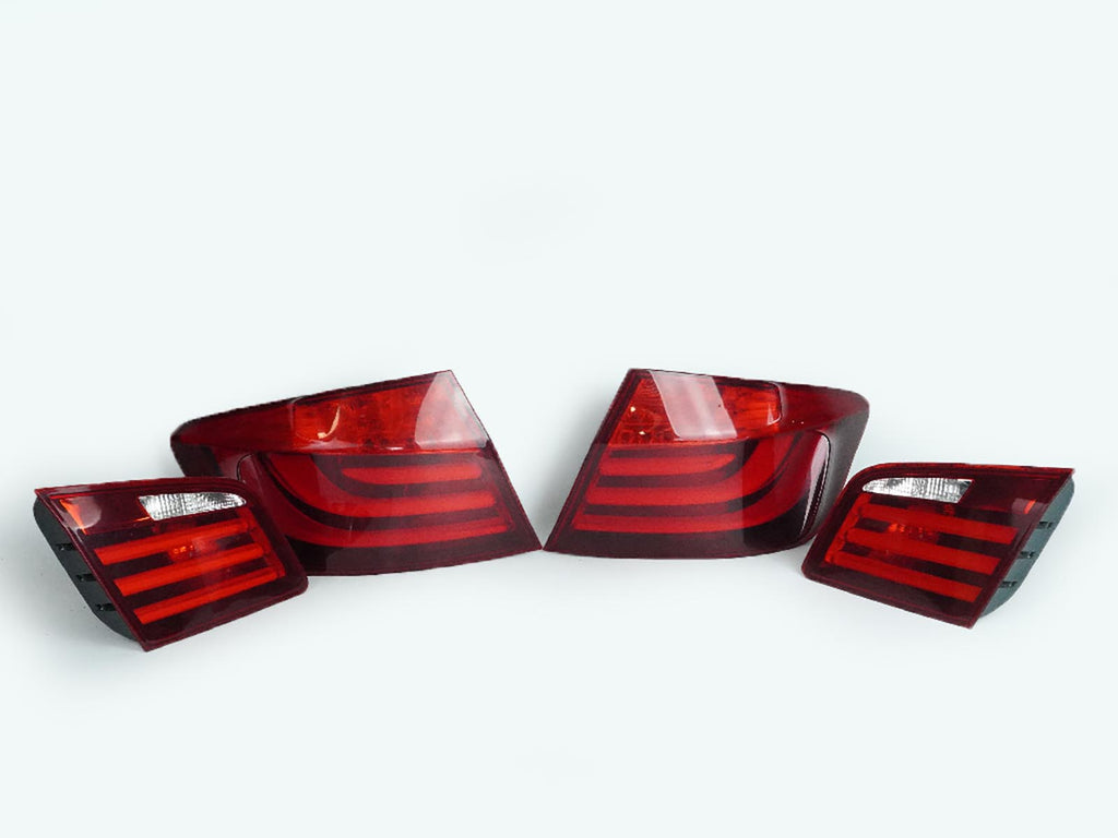  2011 - 2013 BMW 5 SERIES F10 TAILLIGHT BRAKE LAMP QUARTER LID REAR SET OF 4 OEM, price