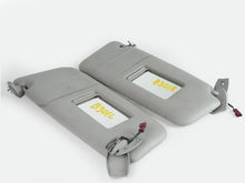 Load image into Gallery viewer, 2004 - 2010 BMW 5 SERIES E60 SUN SHADE VISOR W MIRROR ILLUMINATED SET OF 2 OEM, in stock