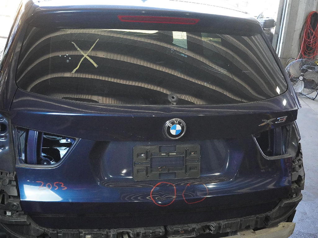  2011 - 2017 BMW X3 BMW X3 F25 TRUNK TAILGATE LID W REAR VIEW REVERSING CAMERA, buy