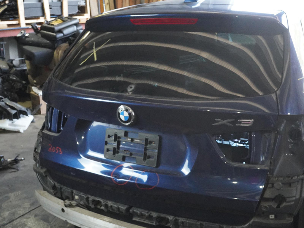  2011 - 2017 BMW X3 BMW X3 F25 TRUNK TAILGATE LID W REAR VIEW REVERSING CAMERA, cheap