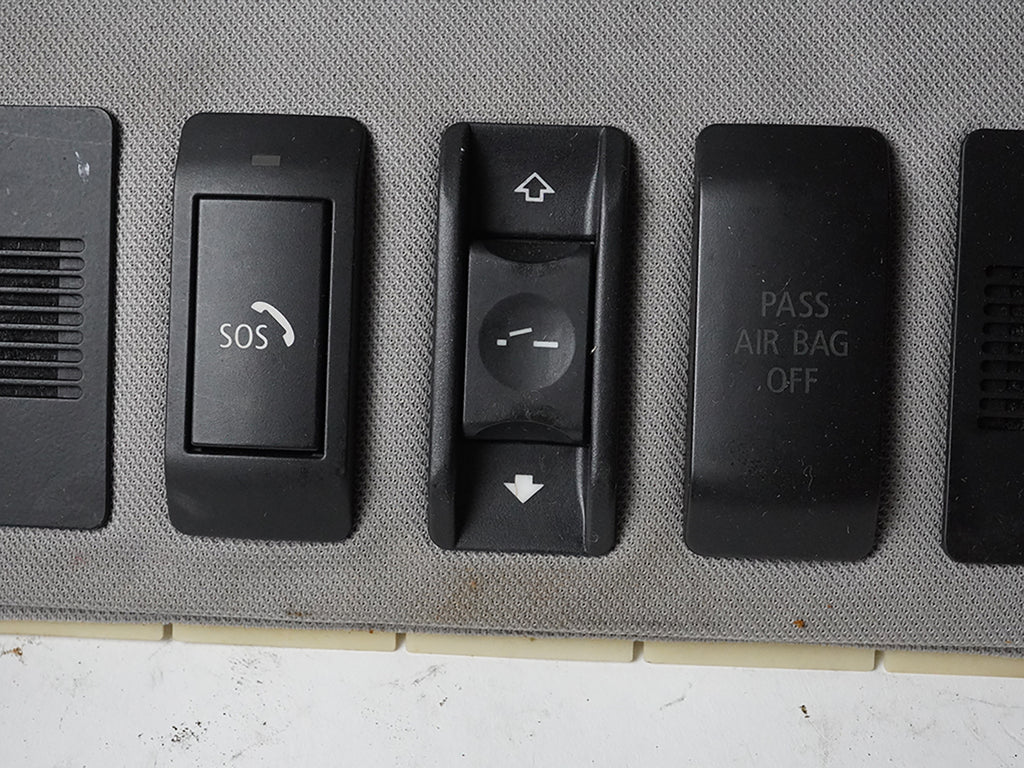  2004 - 2007 BMW 5 SERIES E60 SUNROOF EMERGENCY SWITCH UPPER CONSOLE OVERHEAD, used