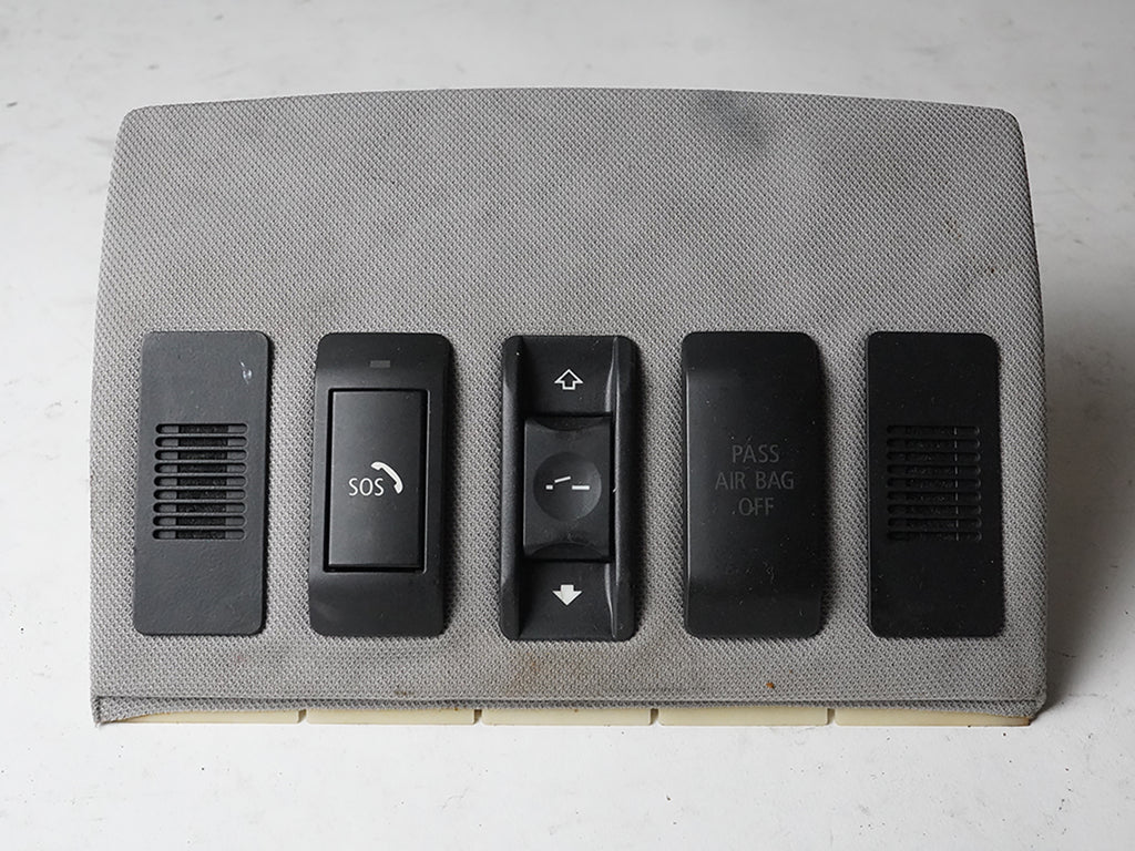  2004 - 2007 BMW 5 SERIES E60 SUNROOF EMERGENCY SWITCH UPPER CONSOLE OVERHEAD, in stock