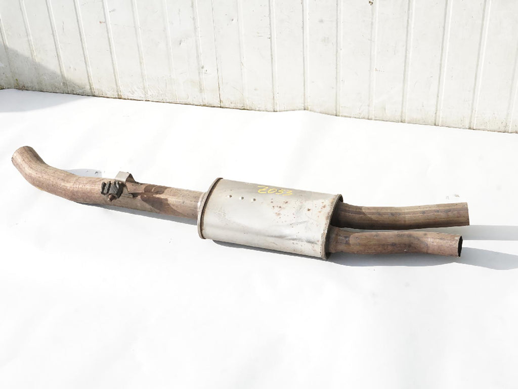  2011 - 2012 BMW X3 F25 3.0L PIPE RESONATOR MUFFLER EXHAUST CENTER 7606417 OEM, used