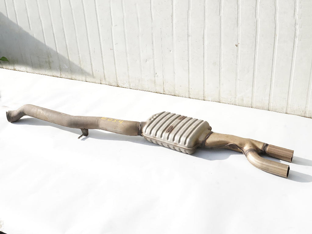  2011 BMW 5 SERIES F10 528I 3.0L EXHAUST MUFFLER SILENCER PIPE REAR 7590544 OEM, price