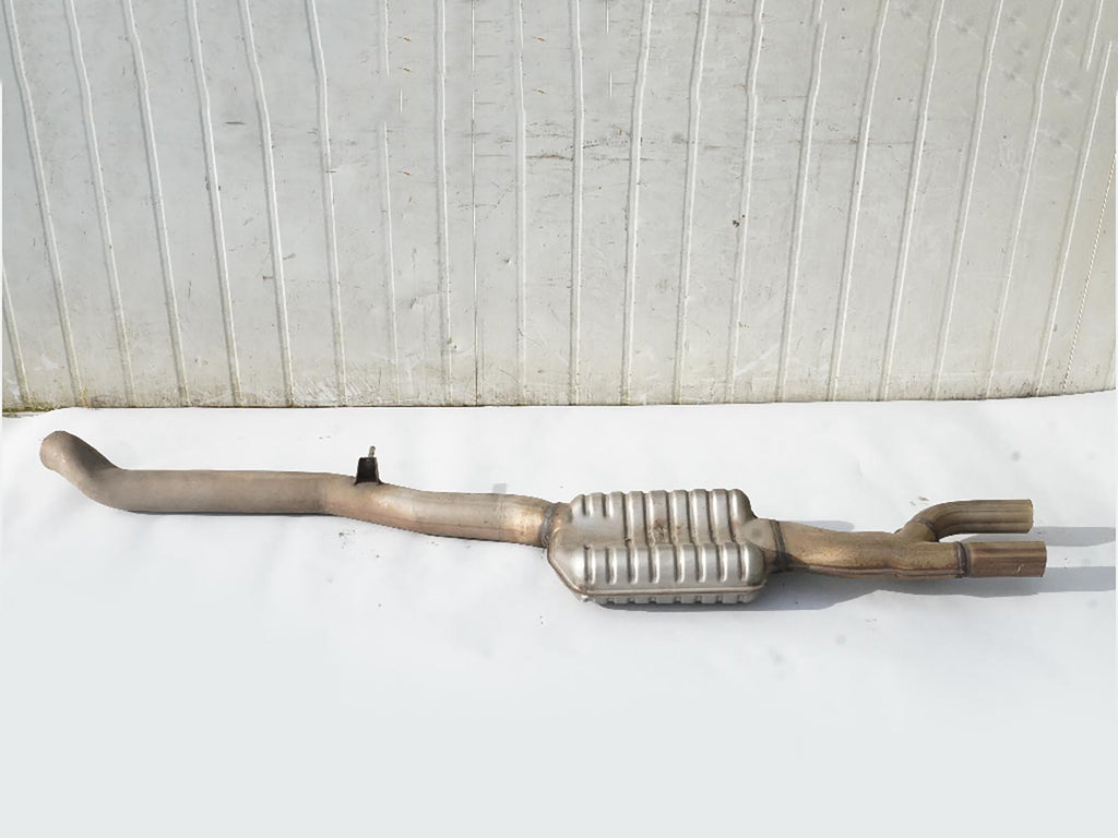  2011 BMW 5 SERIES F10 528I 3.0L EXHAUST MUFFLER SILENCER PIPE REAR 7590544 OEM, cheap