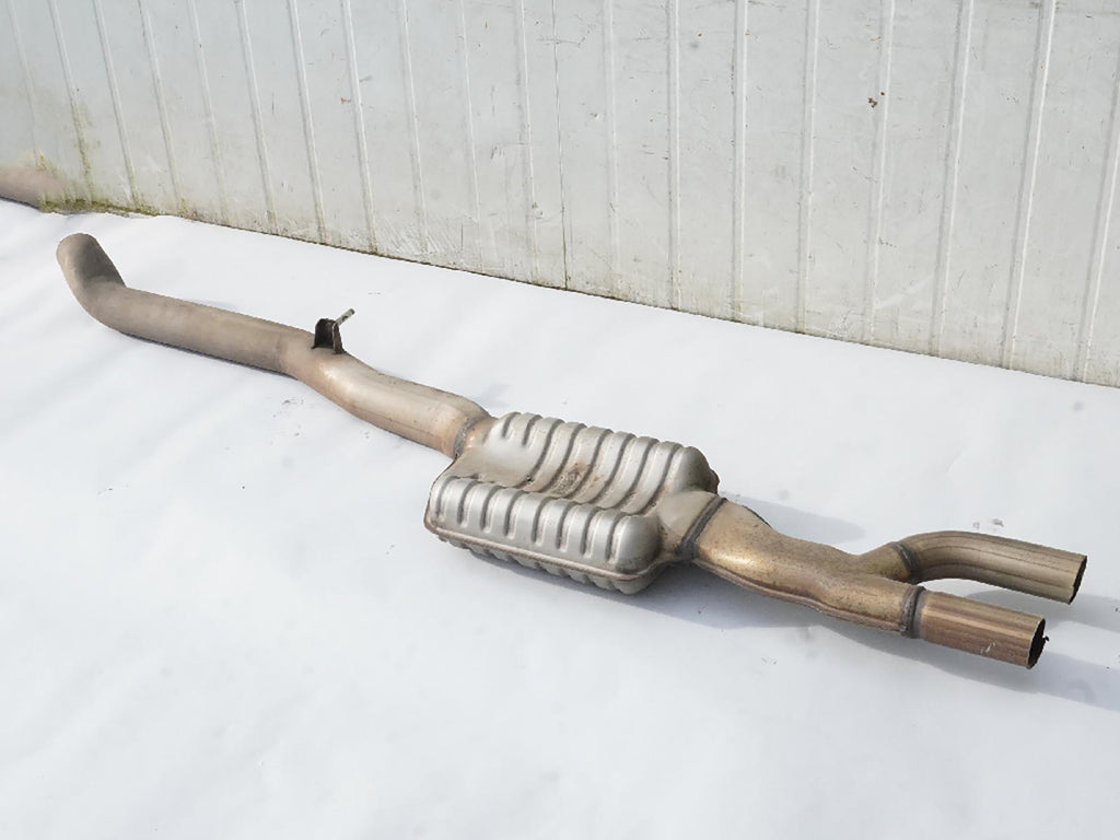  2011 BMW 5 SERIES F10 528I 3.0L EXHAUST MUFFLER SILENCER PIPE REAR 7590544 OEM, in stock