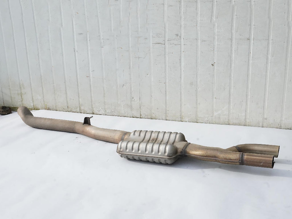  2011 BMW 5 SERIES F10 528I 3.0L EXHAUST MUFFLER SILENCER PIPE REAR 7590544 OEM, buy