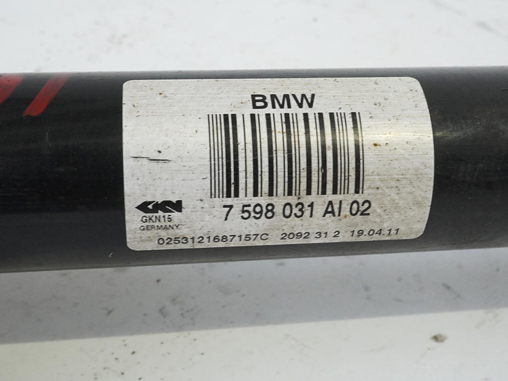  2011 - 2017 BMW X3 F25 28XI AXLE SHAFT CV REAR LEFT DRIVER  LH SIDE 7598031 OEM, buy