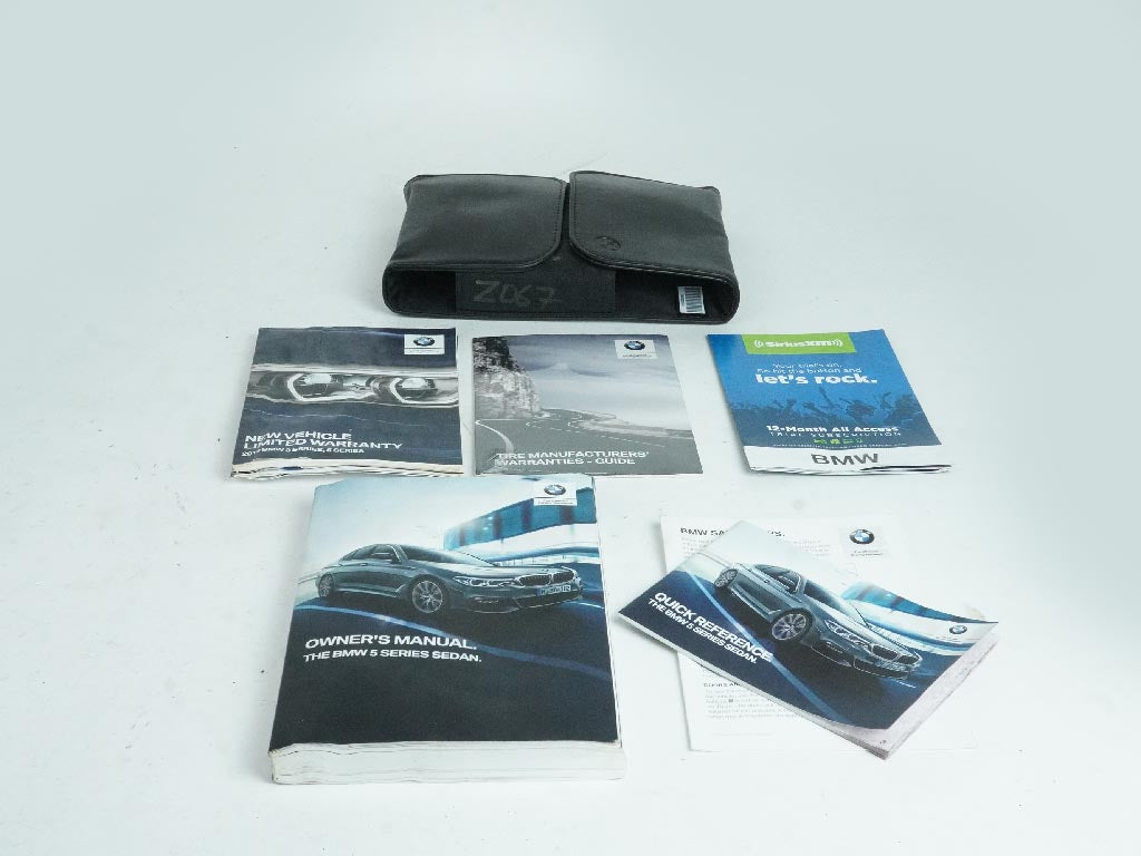  2019 BMW 5 SERIES G30 DRIVERS OWNERS MANUAL OPERATOR INFORMATION BOOKS W CASE, buy