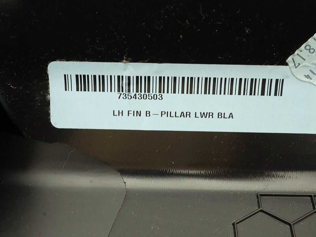  2014 - 2018 BMW F15 B PILLAR COVER PANEL TRIM LOWER DRIVER LEFT 7354305 OEM, used