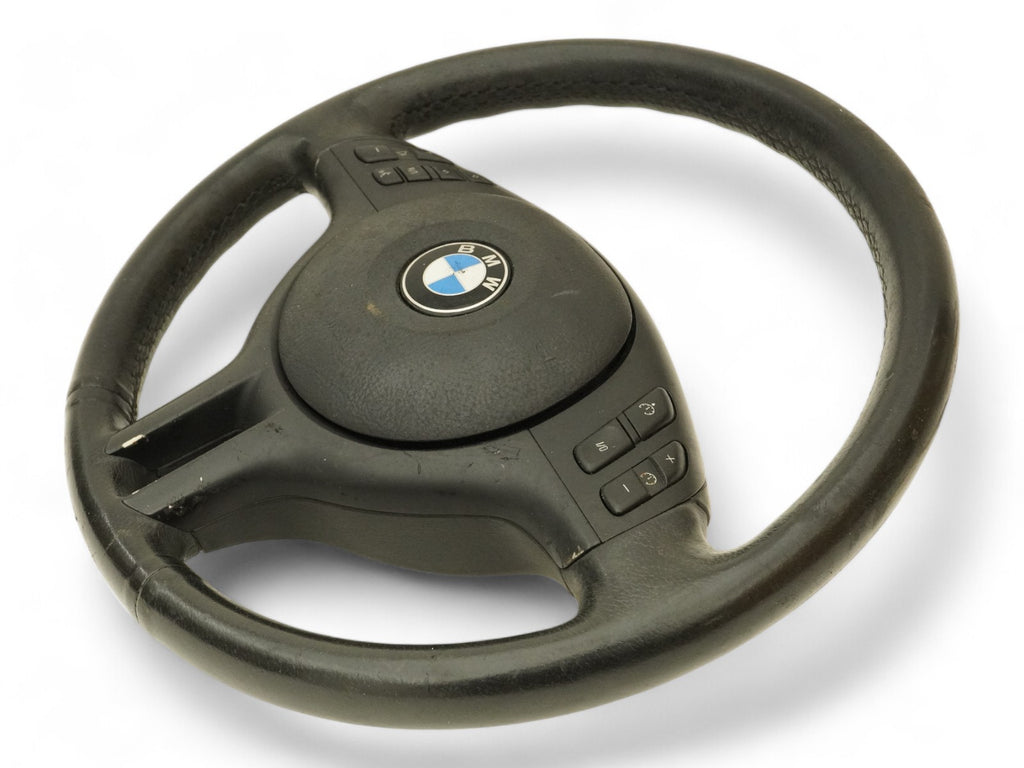  2001 - 2006 BMW 3 SERIES E46 SPORT STEERING WHEEL LEATHER MULTIFUNCTION SWITCH, price