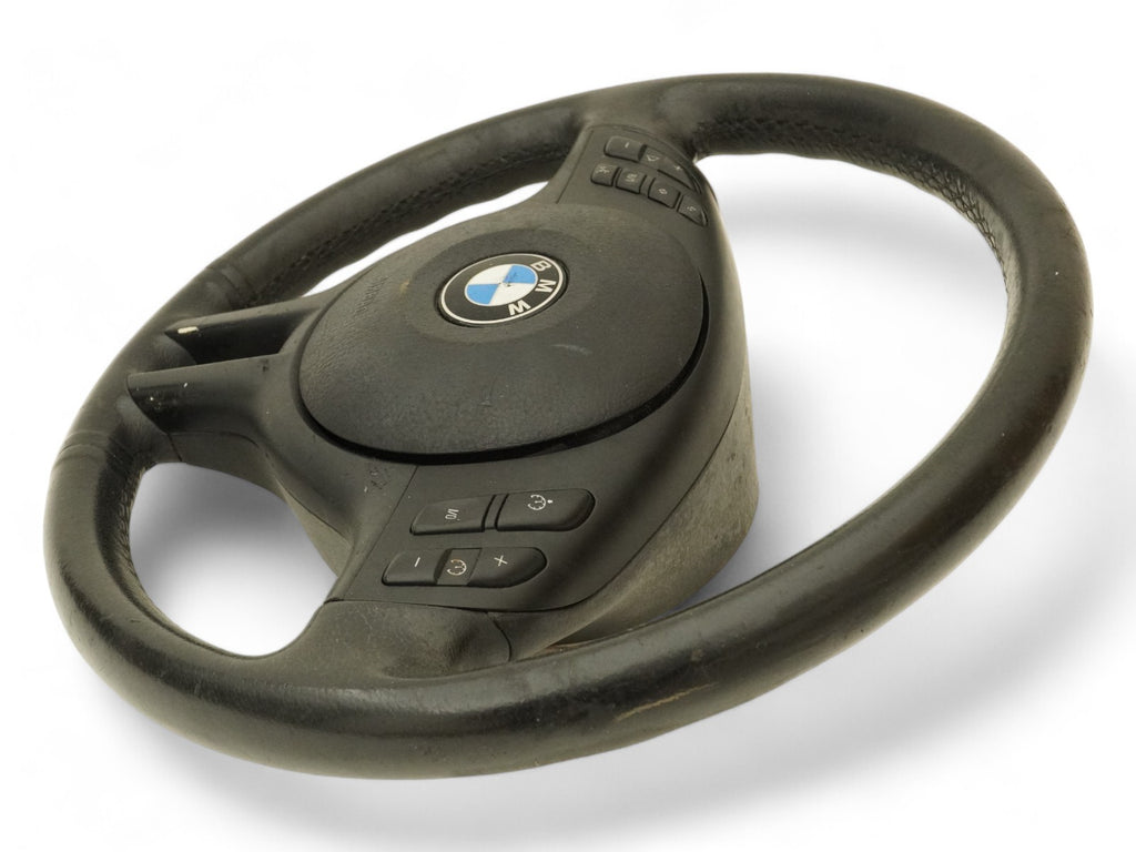  2001 - 2006 BMW 3 SERIES E46 SPORT STEERING WHEEL LEATHER MULTIFUNCTION SWITCH, cheap