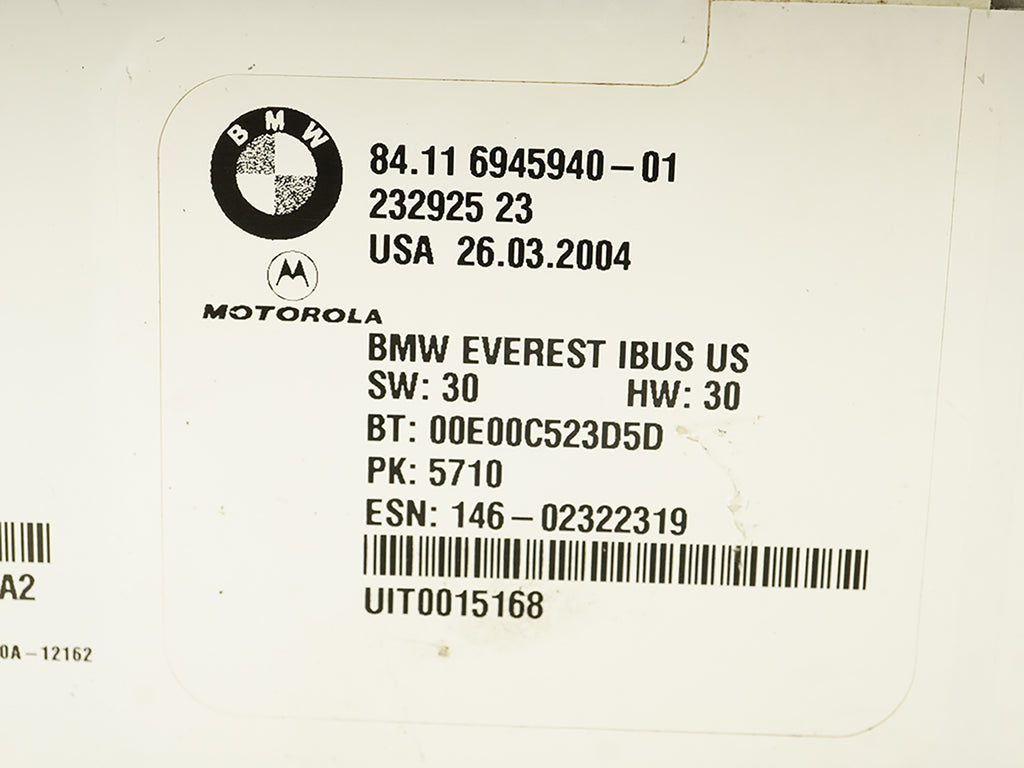  2004 BMW 3 SERIES E46 TELEMATIC BLUETOOTH COMMUNICATION CONTROL MODULE UNIT OEM, price