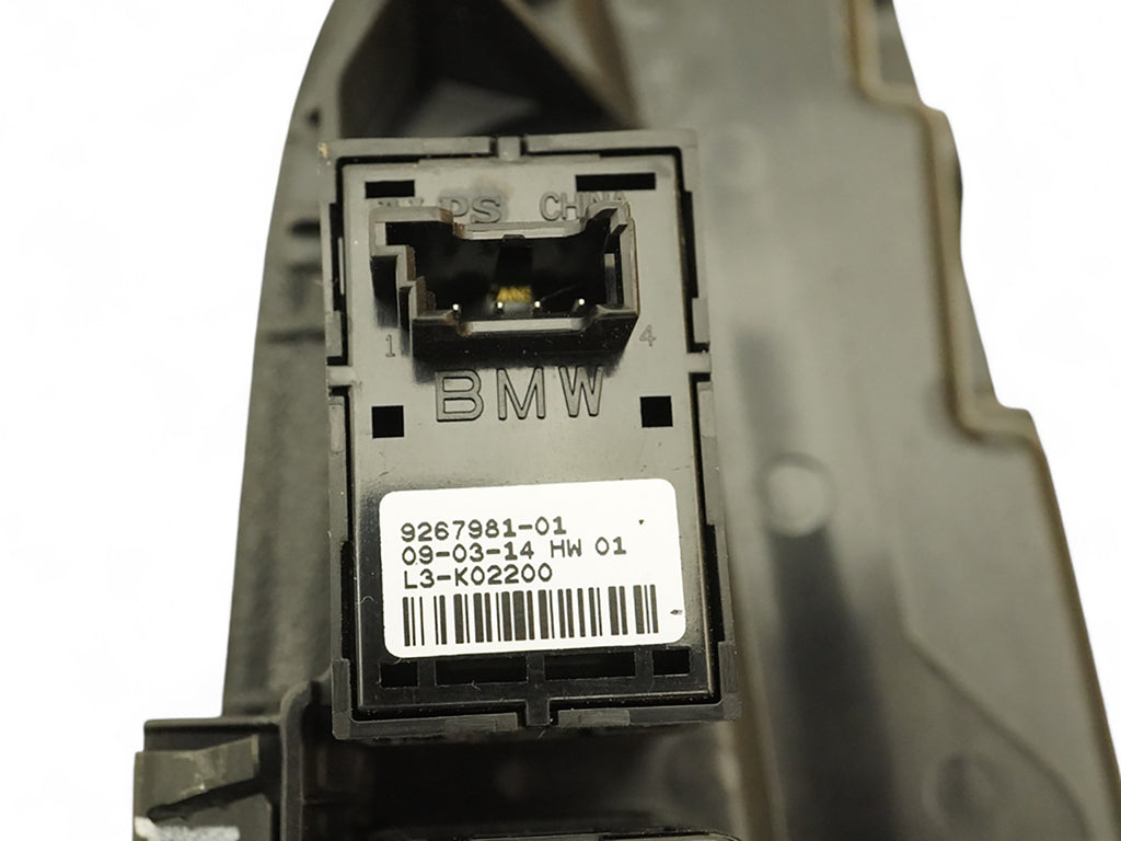  2014 - 2018 BMW X5 F15 MASTER WINDOW MIRROR FOLDING SWITCH CONTROL 9297349 OEM, cheap