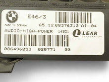 Load image into Gallery viewer, 2001 - 2006 BMW E46 AMPLIFIER AMP AUDIO SOUND STEREO LEAR UNIT 651208376312 OEM, used