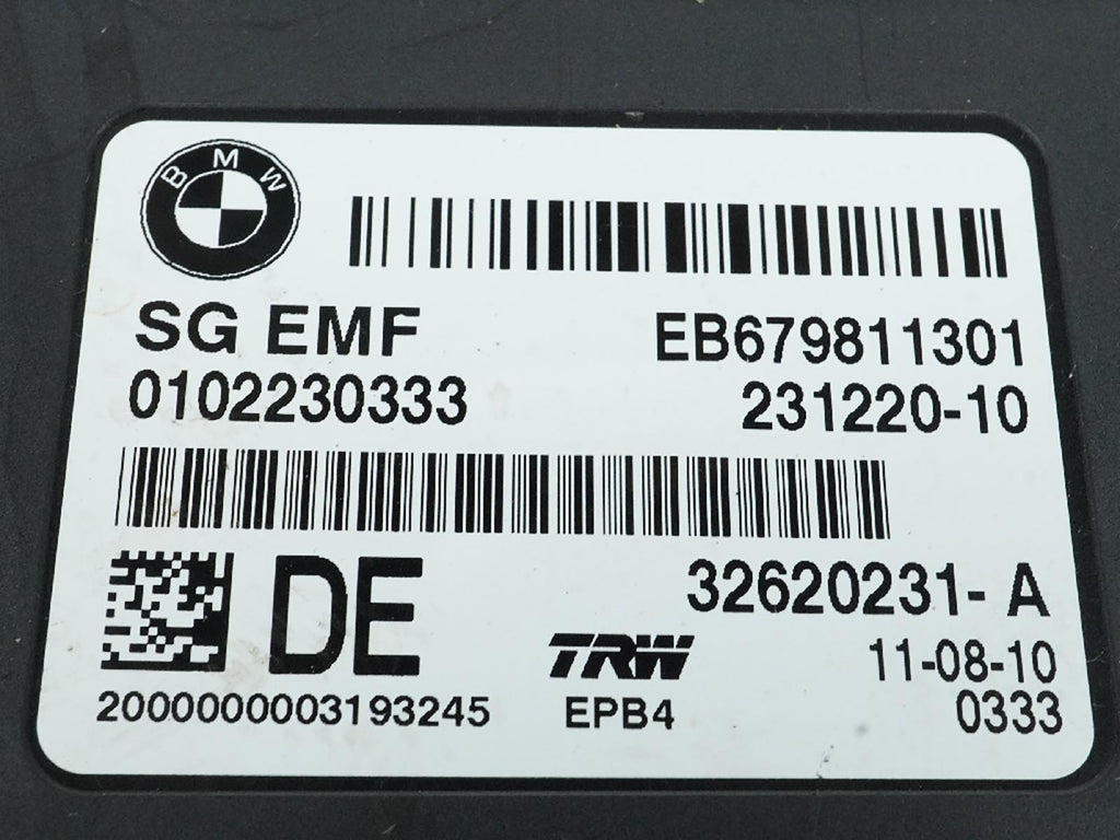  2011 - 2016 BMW 5 SERIES F10 PARKING BRAKE CONTROL MODULE UNIT 32620231 OEM, cheap