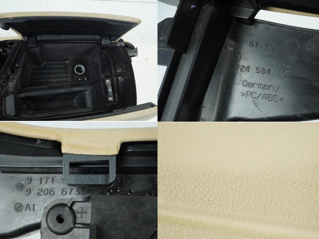  2011 BMW 5 SERIES F10 CENTER CONSOLE ARMREST STORAGE LEATHER COMPARTMENT OEM, price