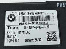 Load image into Gallery viewer, 2011 - 2016 BMW 5 SERIES F10 HEATED SEAT CONTROL MODULE UNIT TEMIC 9216468 OEM, cheap