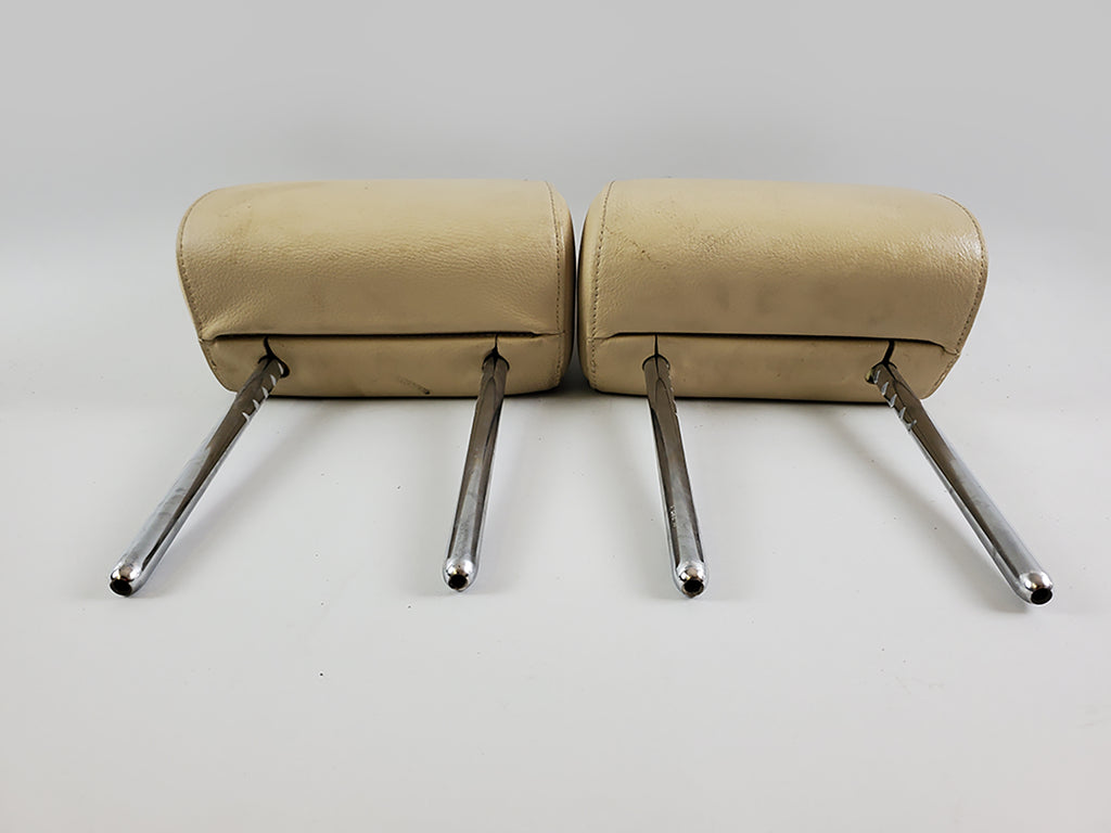  2011 - 2016 BMW 5 SERIES F10 535 HEADREST SEAT LEATHER UPPER REAR SET OF 2 OEM, price