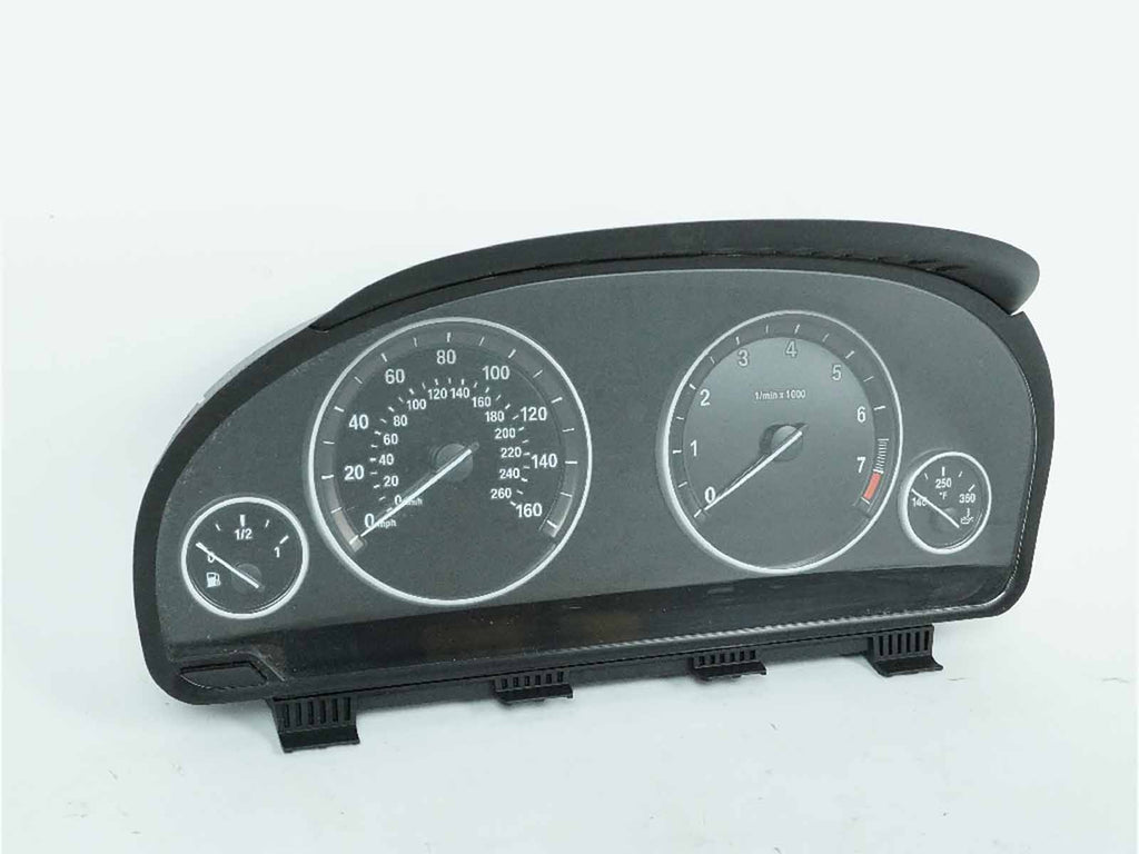  2012 - 2013 BMW 5 SERIES F10 AT 3.0L 6 CYL SPEEDOMETER INSTRUMENT CLUSTER 149K, used