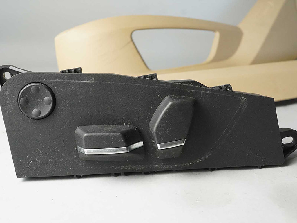  2010 - 2013 BMW 5 SERIES F10 SEAT SWITCH TRIM COVER BEZEL FRONT LEFT SIDE OEM, price