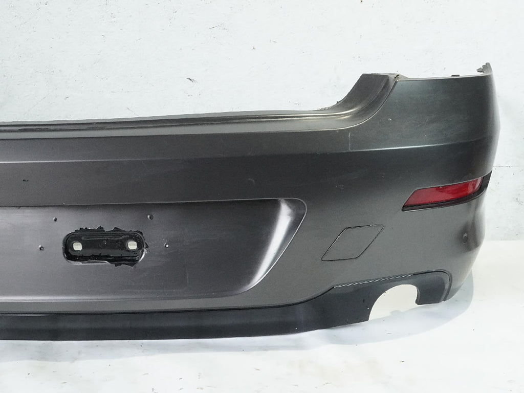  2012 - 2015 BMW 6 SERIES F13 BUMPER COVER PANEL EXTERIOR W PARK ASSIST REAR OEM, used