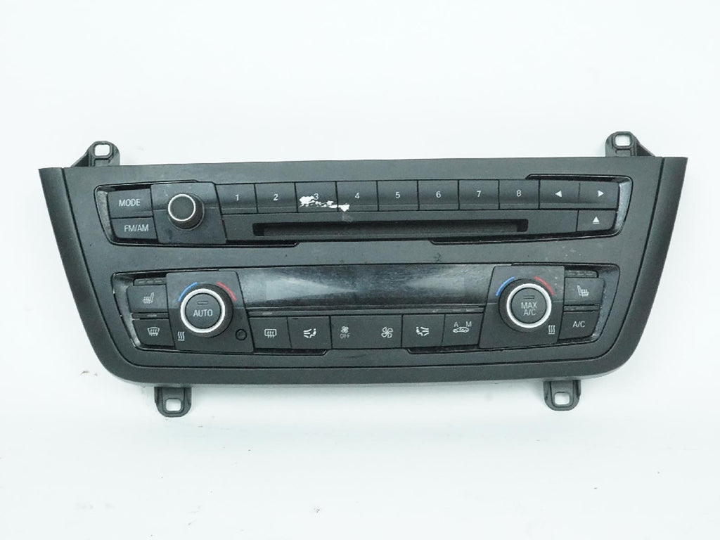  2012 - 2014 BMW 3 SERIES F30 AC HEATER CLIMATE TEMP AM FM RADIO CONTROL PANEL, buy