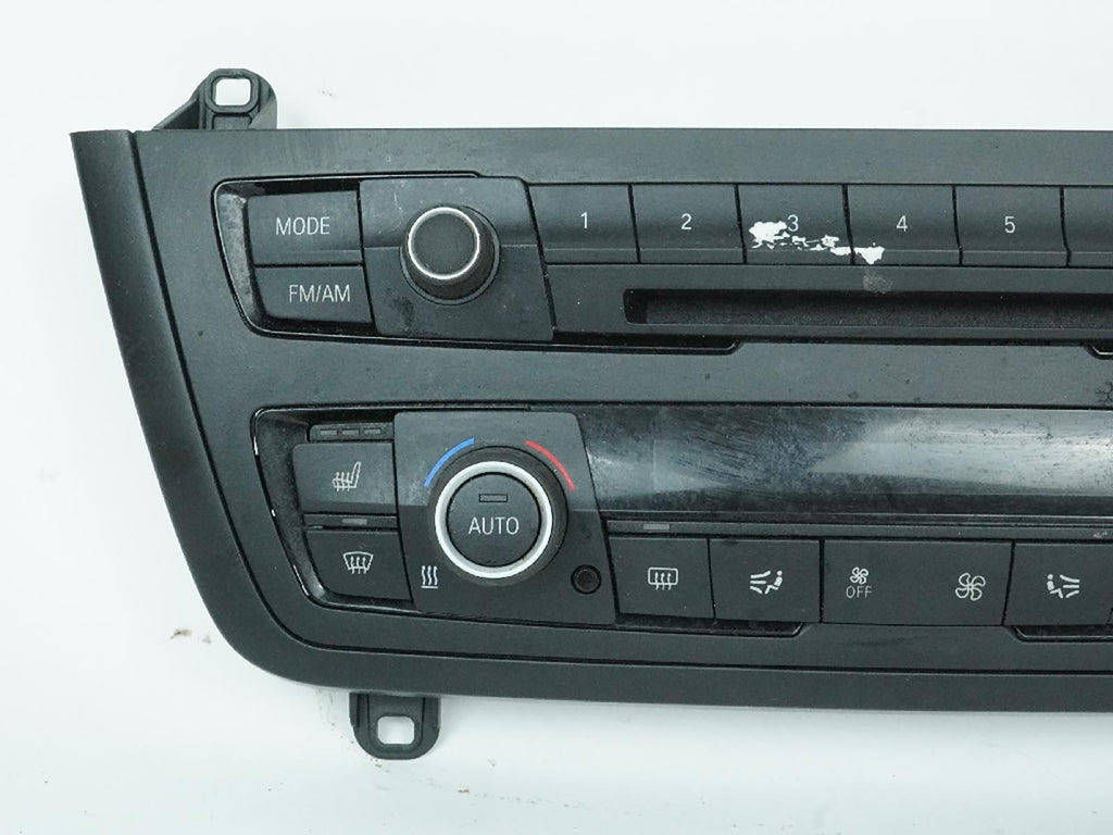  2012 - 2014 BMW 3 SERIES F30 AC HEATER CLIMATE TEMP AM FM RADIO CONTROL PANEL, price