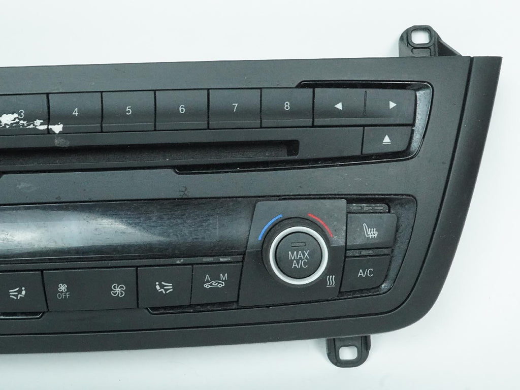  2012 - 2014 BMW 3 SERIES F30 AC HEATER CLIMATE TEMP AM FM RADIO CONTROL PANEL, cheap