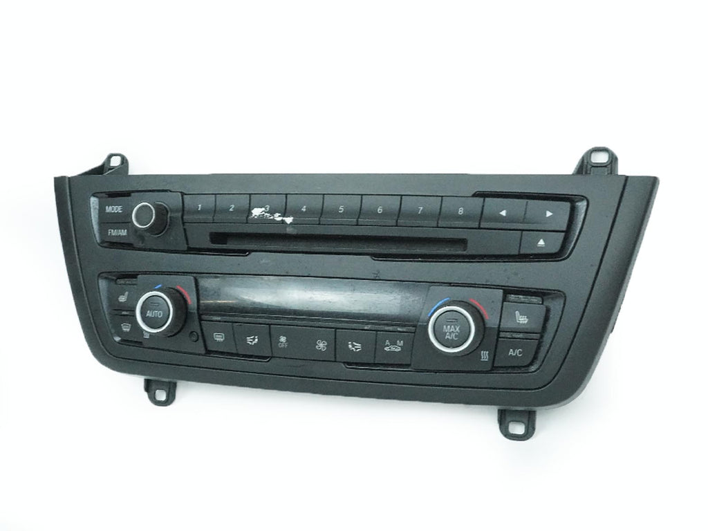  2012 - 2014 BMW 3 SERIES F30 AC HEATER CLIMATE TEMP AM FM RADIO CONTROL PANEL, in stock