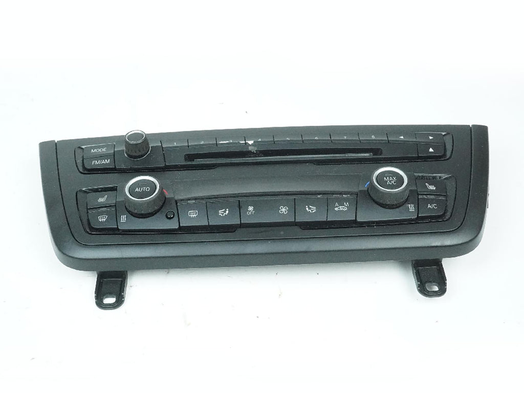  2012 - 2014 BMW 3 SERIES F30 AC HEATER CLIMATE TEMP AM FM RADIO CONTROL PANEL, price