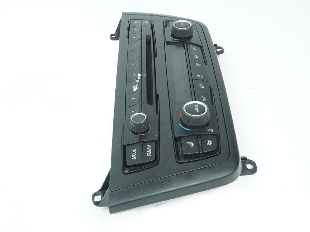  2012 - 2014 BMW 3 SERIES F30 AC HEATER CLIMATE TEMP AM FM RADIO CONTROL PANEL, buy