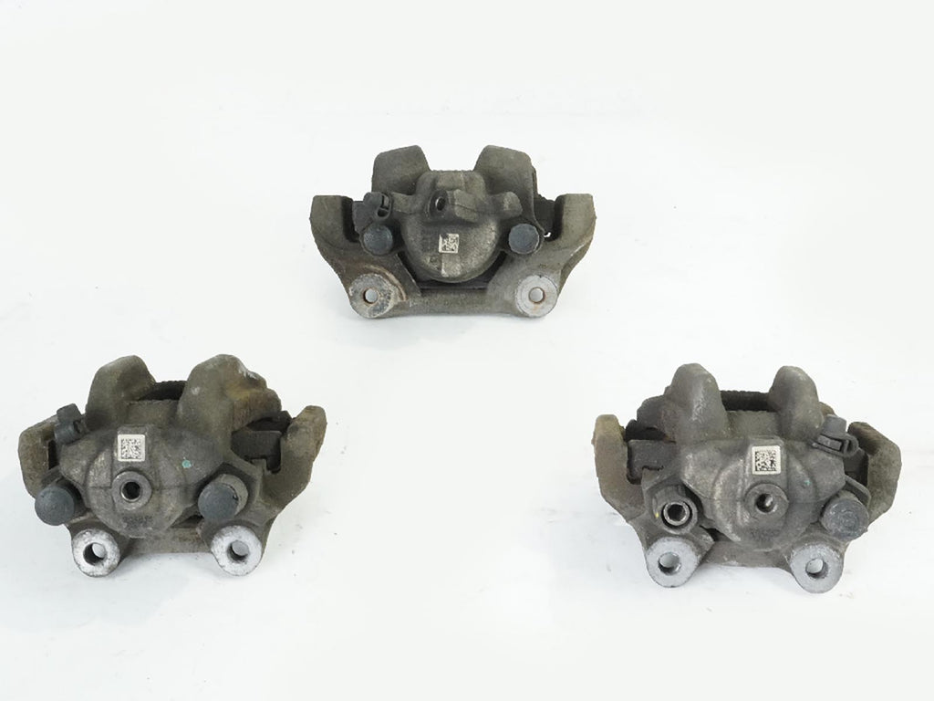  2012 - 2018 BMW 3 SERIES F30 CALIPER BRAKE STOP W PADS FRONT REAR SET OF 3 OEM, used