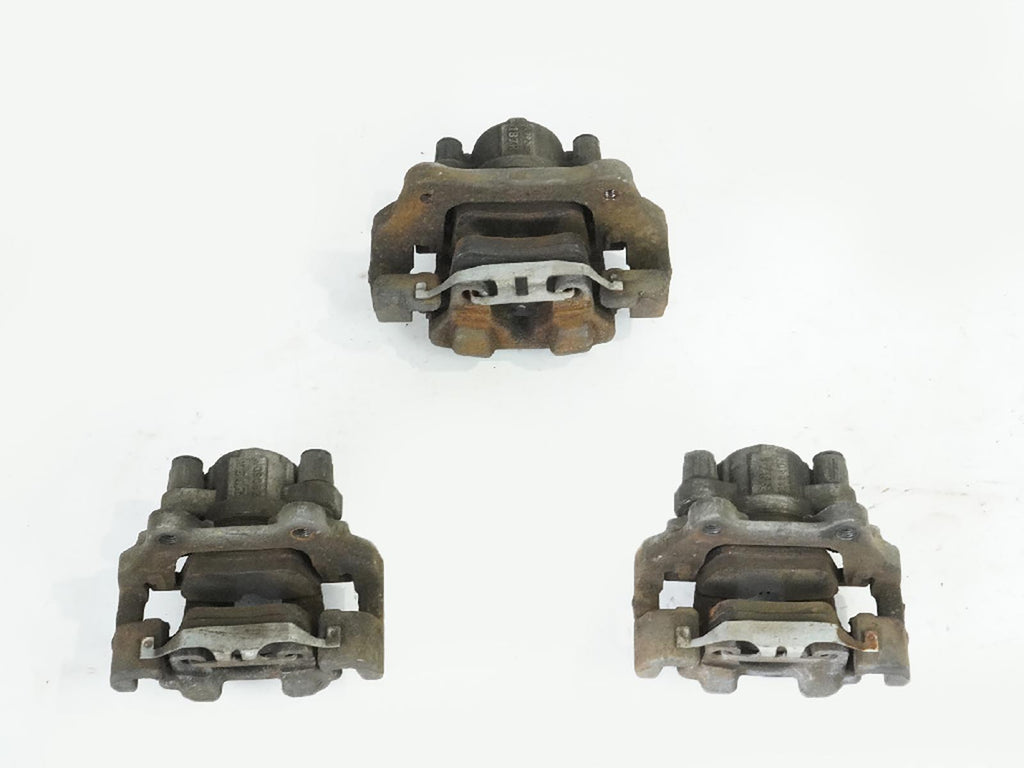  2012 - 2018 BMW 3 SERIES F30 CALIPER BRAKE STOP W PADS FRONT REAR SET OF 3 OEM, price