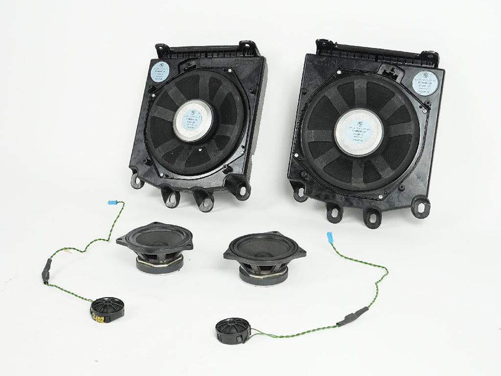  2006 - 2010 BMW 5 SERIES E61 E60 SPEAKER SUBWOOFER TWEETER AUDIO SOUND SET OF 6, cheap