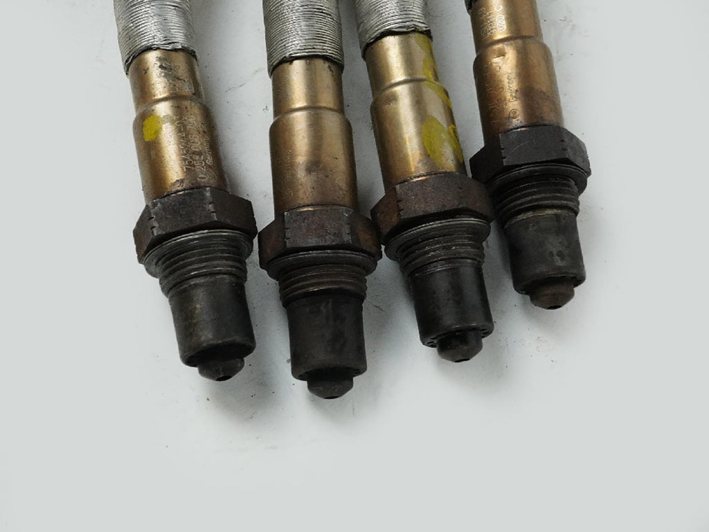  2008 - 2010 BMW 5 SERIES E61 E60 3.0L OXYGEN LAMBDA PROBE SENSOR SET OF 4 OEM, used