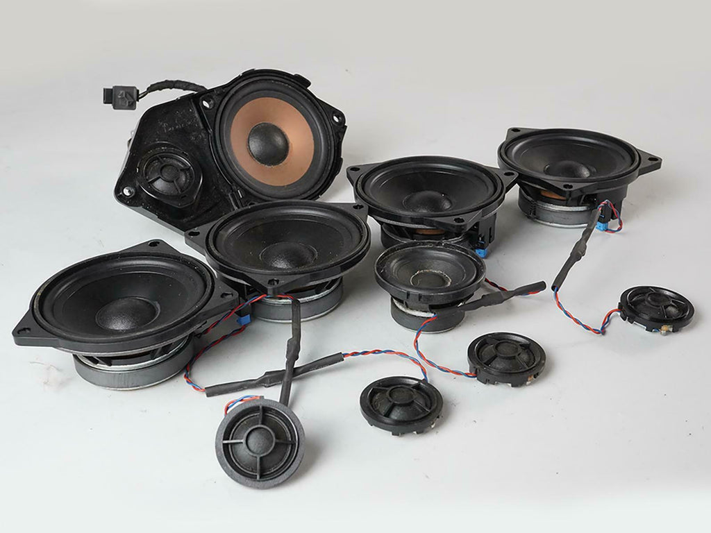  2007 - 2009 BMW X5 E70 SPEAKER AUDIO RADIO SUBWOOFER TWEETER INTERIOR SET, used