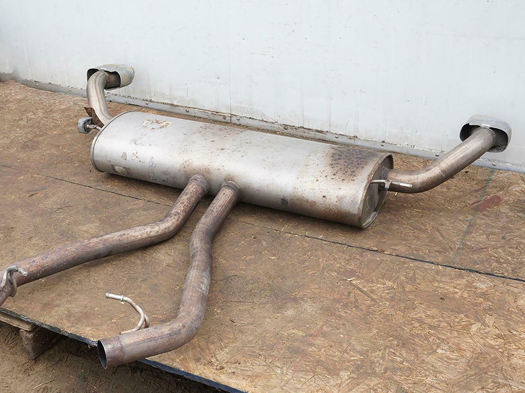  2007 - 2009 BMW X5 E70 4.8L ENGINE EXHAUST SYSTEM DUAL MUFFLER REAR 7558837 OEM, buy