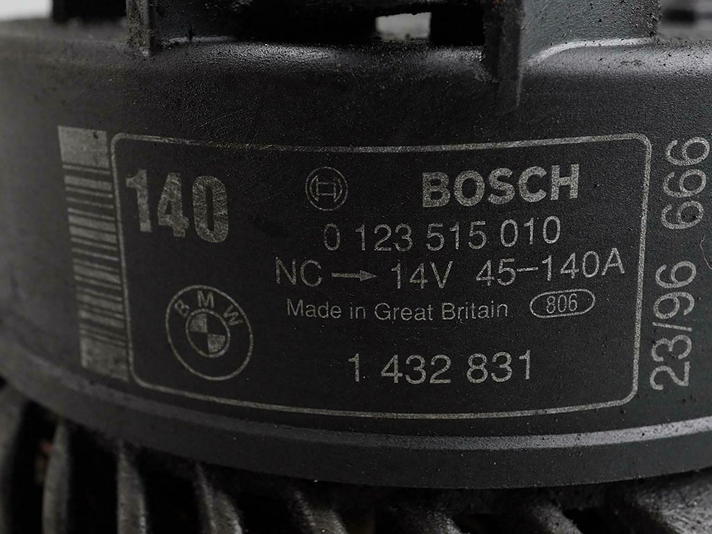  1996 - 1998 BMW 7 SERIES E38 5.4L AT ALTERNATOR GENERATOR 140AMPS BOSCH OEM, price